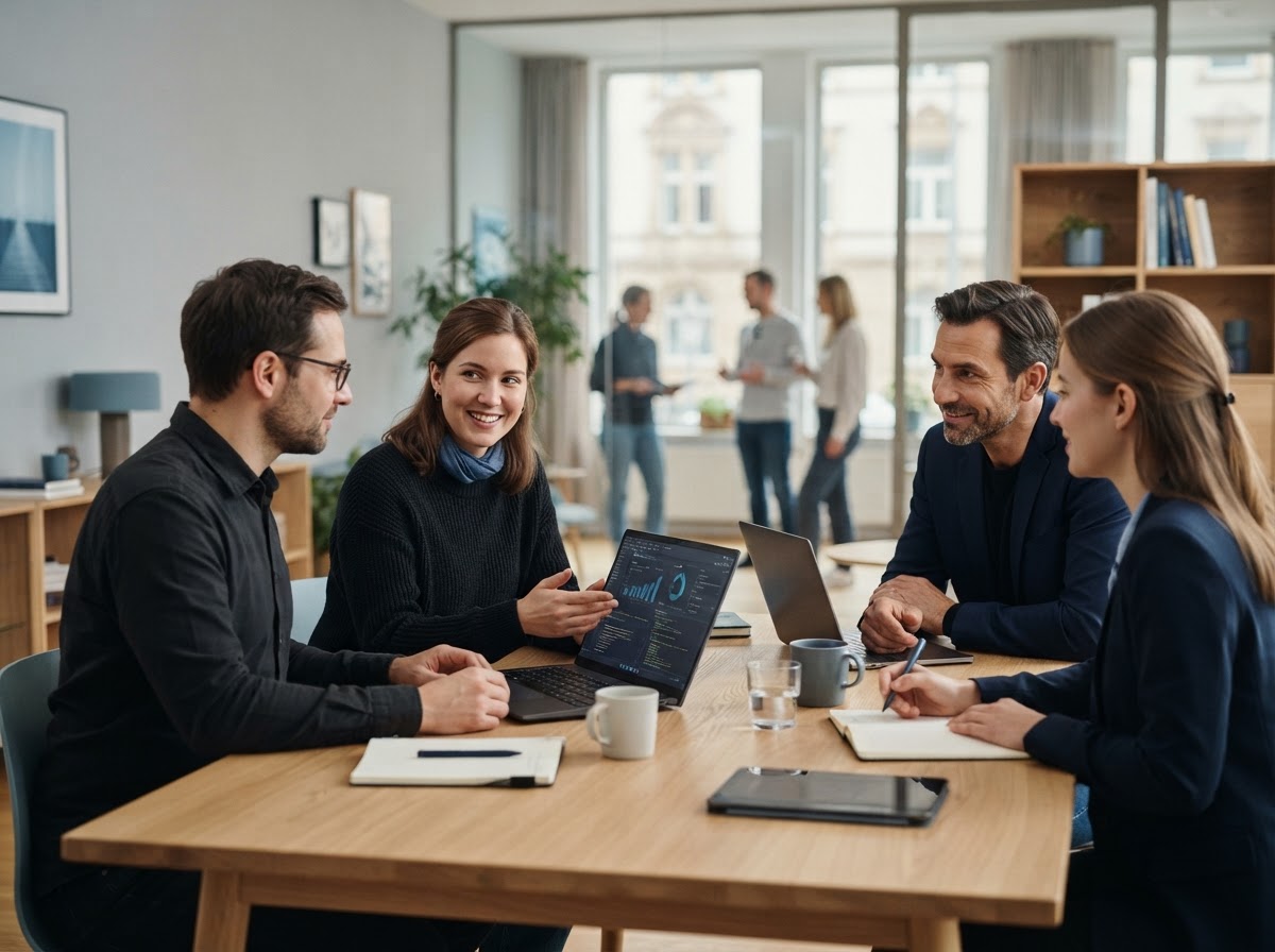 Fitrt Rer2 Analystenteam bei der Auswertung von Prognosemodellen